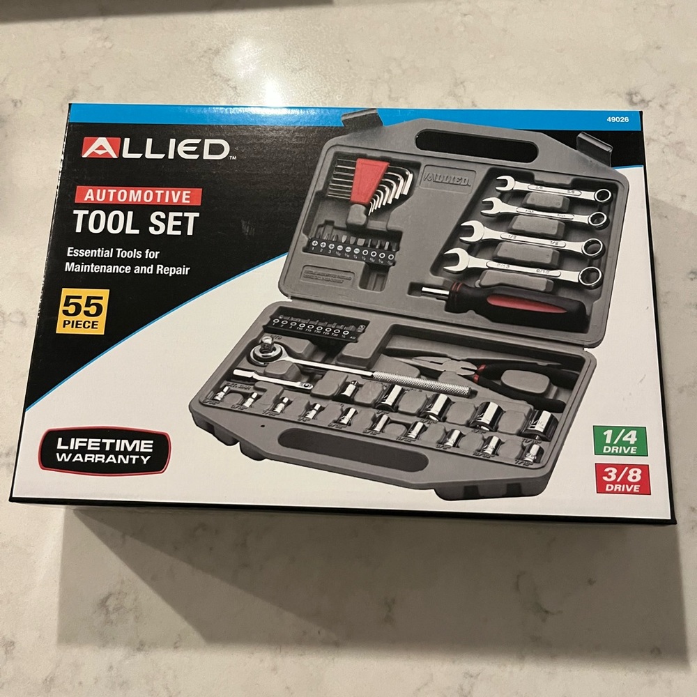 Allied Automotive Tool Set - Black and Red